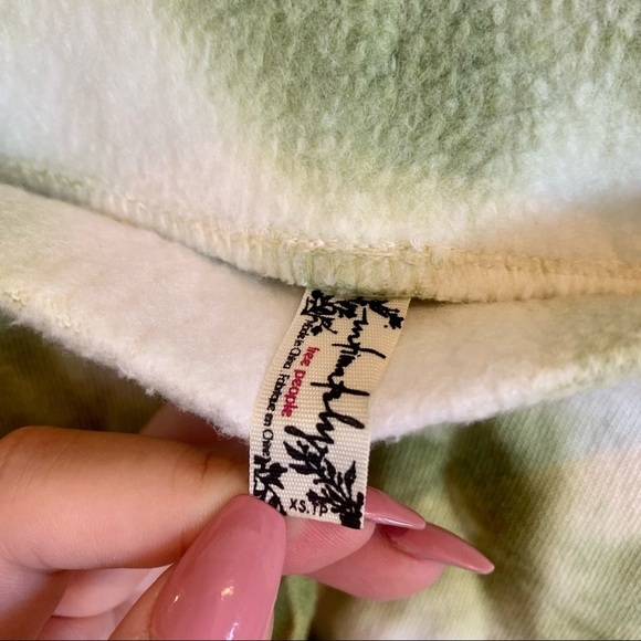 Free people Kelly washed set army combo green nwt $168 xs - Picture 5 of 14